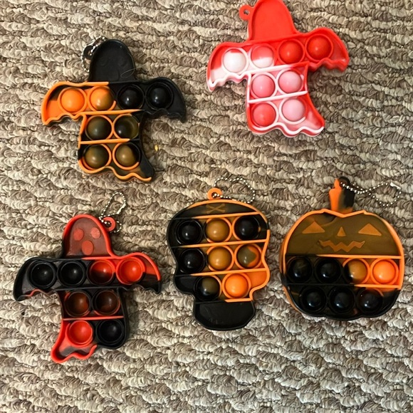 Halloween Theme Pop It Bundle 5pcs - Picture 1 of 6